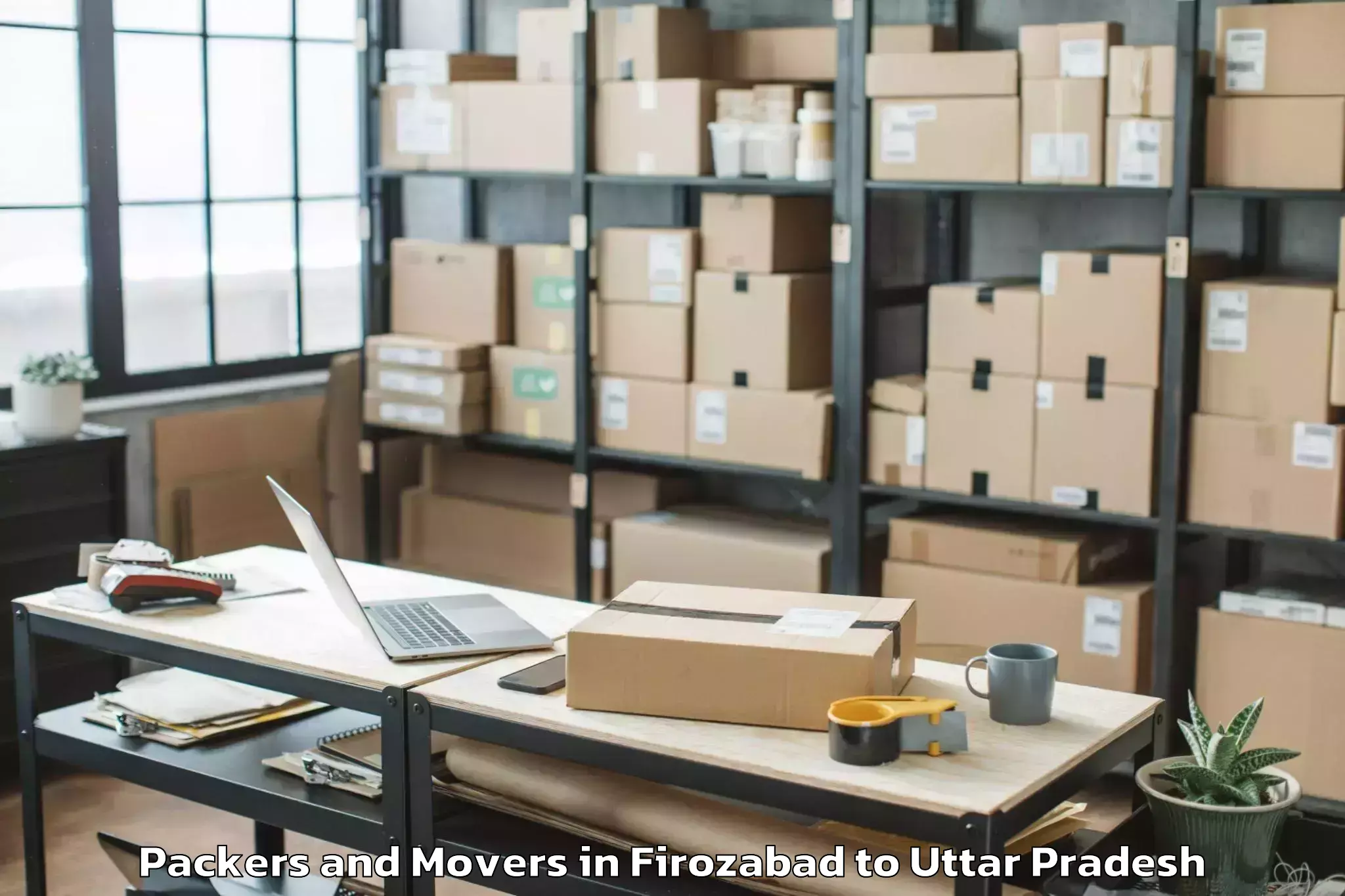 Reliable Firozabad to Mankapur Packers And Movers